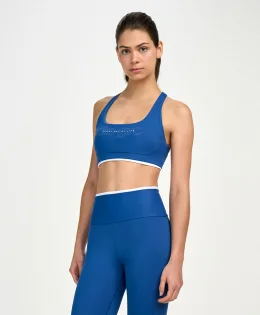 TOP SPORT WAY OF LIFE COM BOLSO AZUL VINTAGE