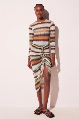 BLUSA MANGA LONGA LISTRADO TIE DYE