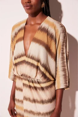 VESTIDO MIDI LISTRADO TIE DYE