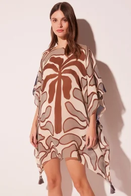 TUNICA CURTA PALMEIRA PINCELADA TAM U