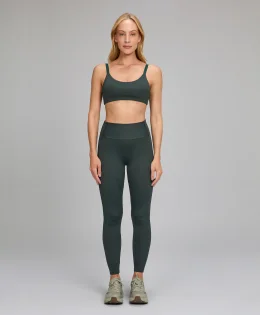 LEGGING BOLSOS LATERAIS E REFLETIVOS VERDE ESCURO