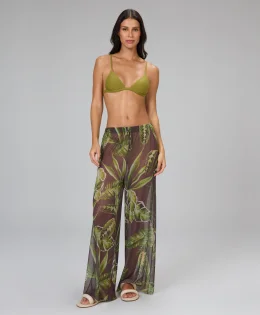 CALCA WIDE LEG TULE ESTAMPA