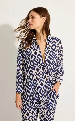 CAMISA QUADRADA COM FENDA IBIZA