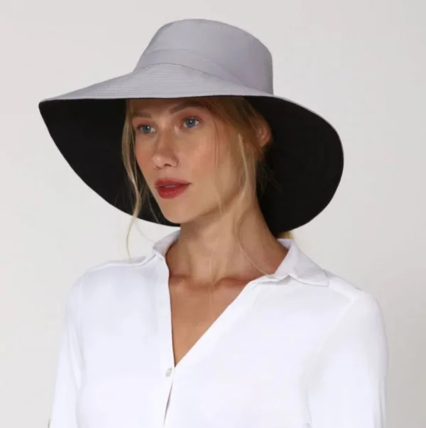 CH CHAPÉU SAN DIEGO FEM CINZA/PRETO ÚNICO