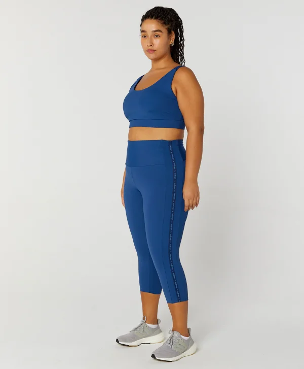 LEGGING 3/4 ELAS. LAT. COS C/SUSTEN PLUS PRETO