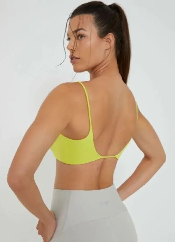 TOP ALCAS FINAS DUPLA FACE VERDE LIME