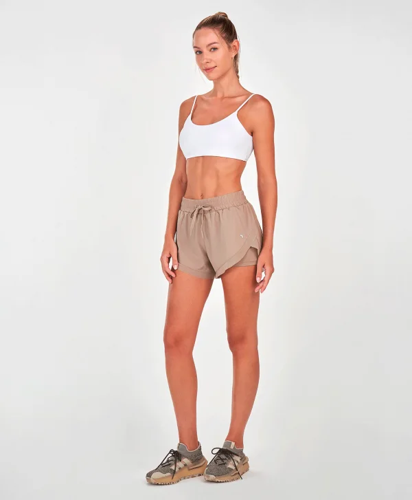SHORTS RECORTES TULE REGULAGEM COS