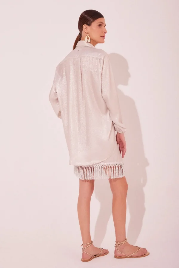 CAMISA MANGA LONGA SHINE OFF WHITE