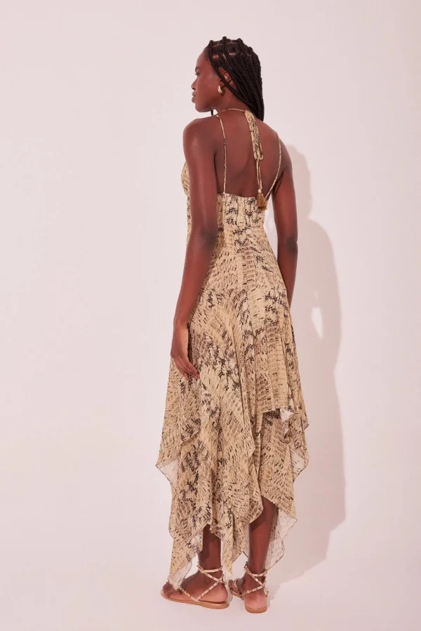 VESTIDO MIDI COBRA