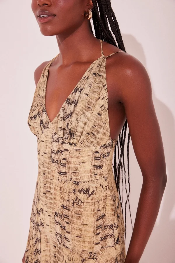VESTIDO MIDI COBRA