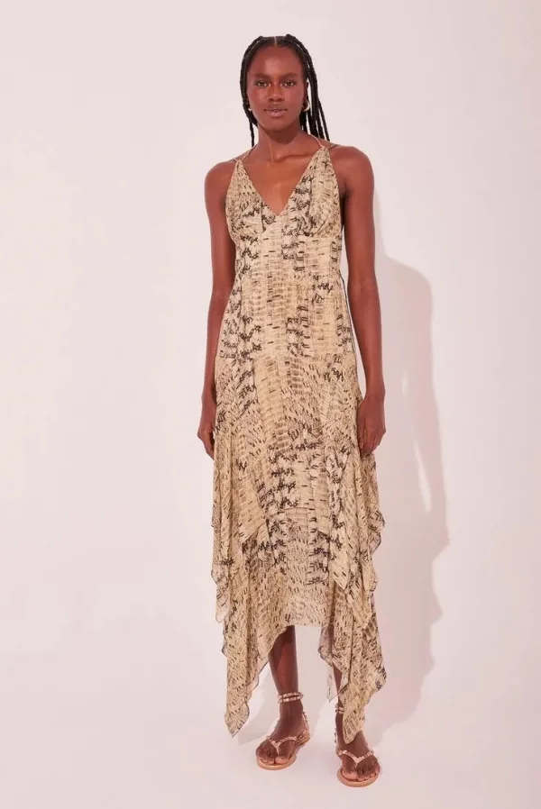 VESTIDO MIDI COBRA
