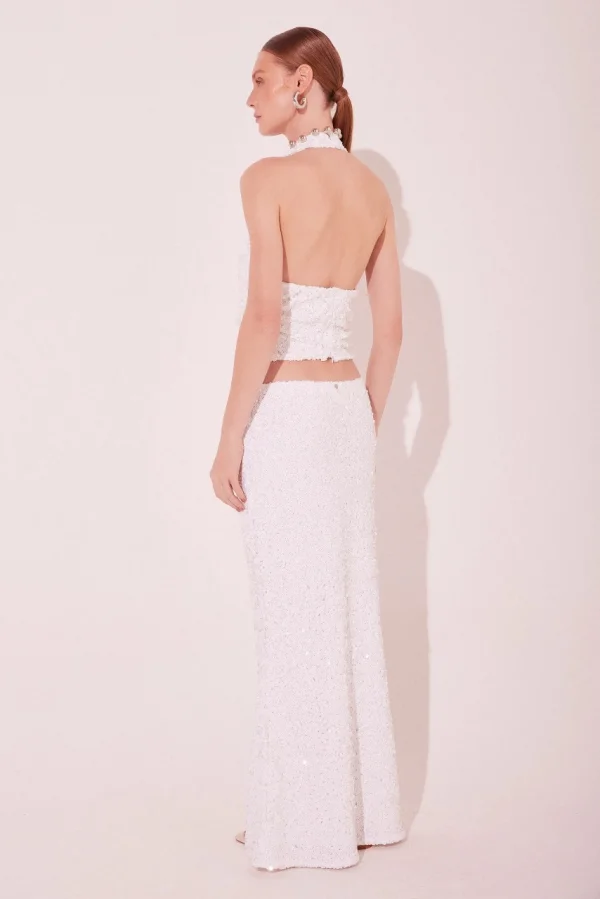 TOP CROPPED SOL BRANCO PAETE