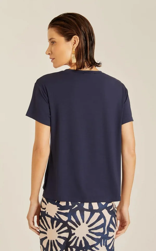BLUSA QUADRI MODAL CORES LISAS