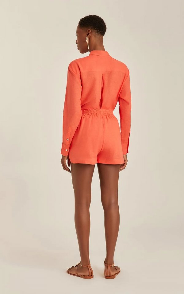 SHORT COS ELASTICO PAPAYA