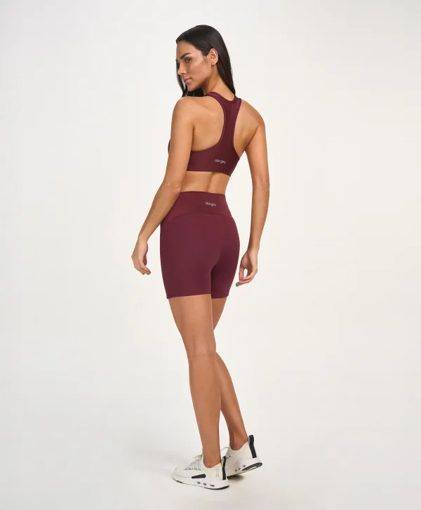 TOP ETERNO SHINE COSTAS NADADOR VERMELHO TINTO