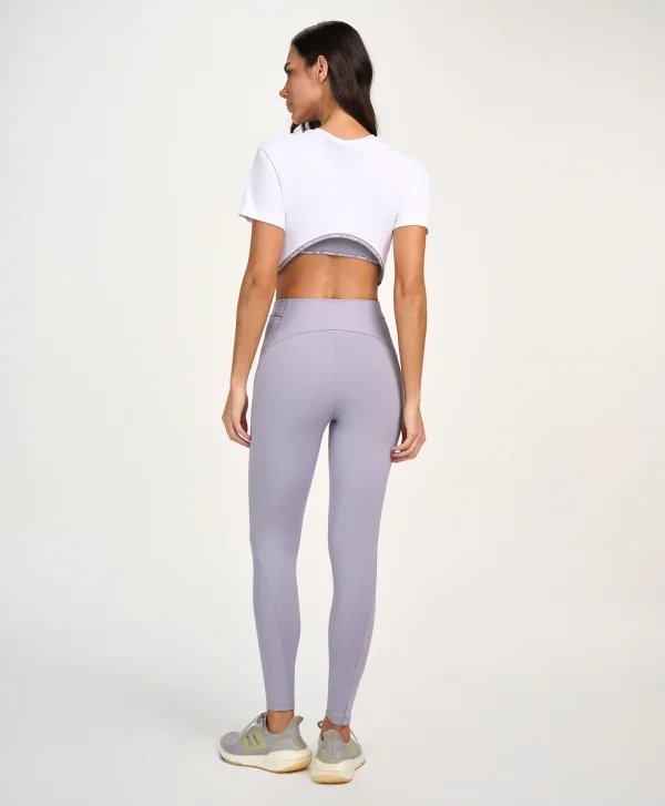 T-SHIRT CROPPED ELASTICO ALTO GIRO