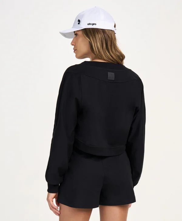 CARDIGAN AG FREE PRETO