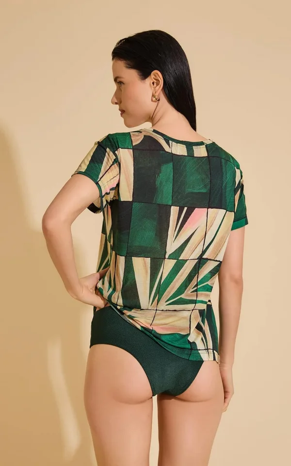 BLUSA QUADRI JARDIM