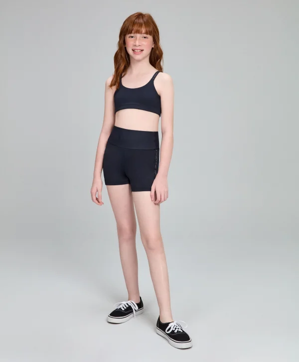BERMUDA ELASTICO PERSONALIZADO PRETO KIDS
