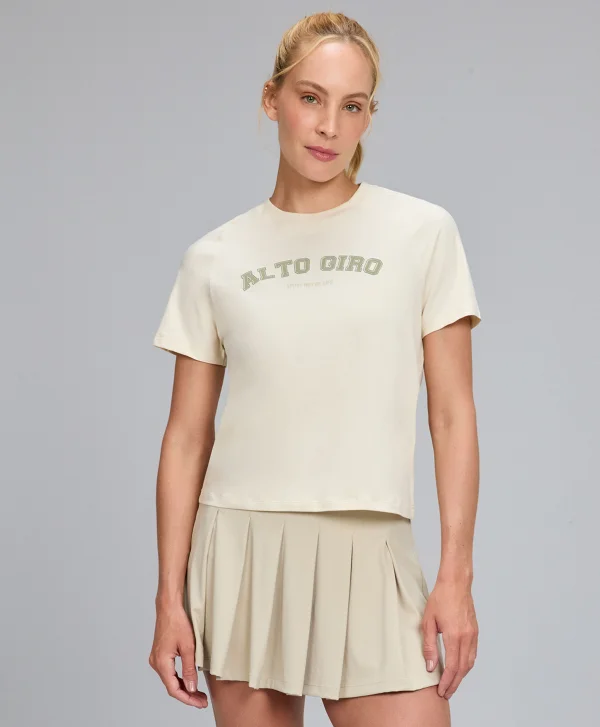 T-SHIRT ALGODAO PIMA COM ESTAMPA LOGO