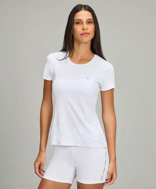 T-SHIRT COM TULE E REFLETIVOS CORES