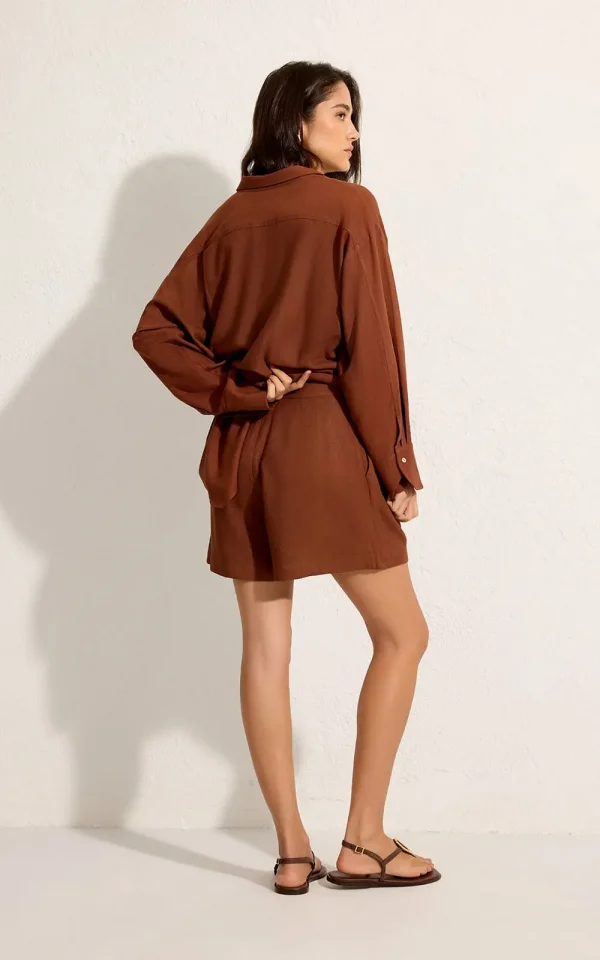 CAMISA COMFORT NEW MARROM CAPUCCINO