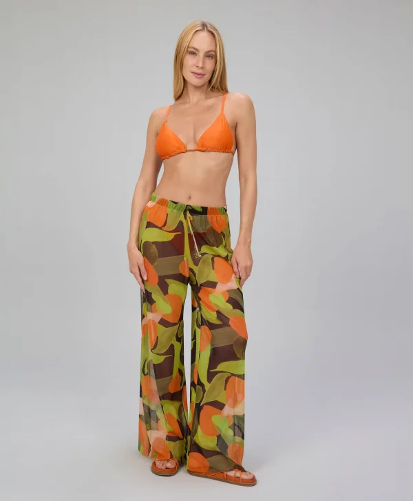 CALCA WIDE LEG TULE ESTAMPA