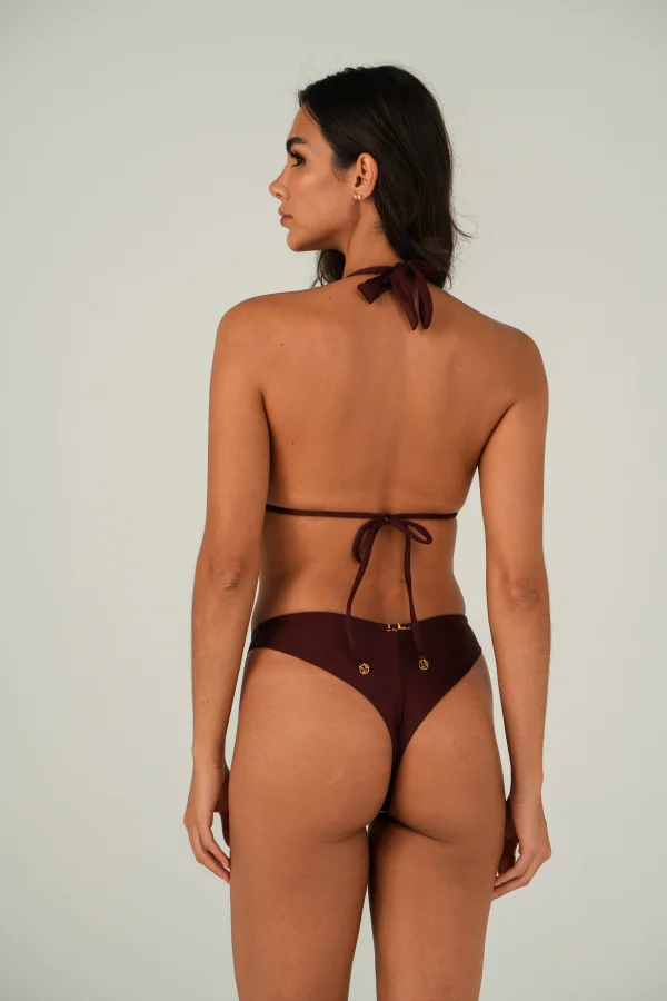 Top triangulo c/ bojo Alongado Macrame LUAMORENA