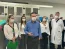 Aparecido Donizeti Agostinho, presidente da Unimed Bauru, discursa durante a inaugurao da Farmcia de Produo do HUB