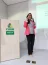 A palestrante Renata Lima Caroccini ministra a palestra Ferramentas da Qualidade e sua aplicabilidade na Anlise de Eventos Adversos