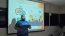 Nilvan Luz Cangussu, instrutor de primeiros socorros, durante a palestra do Setembro Amarelo
