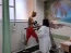 o jogador Carlo, do Noroeste, durante exame