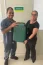 Na foto aparecem, da esquerda para a direita Thiago Gomes - SGST ganhador da Sede  na categoria 