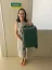 Na foto aparece Fatima Albina Quialheiro Oliveira da Silva - Agendamento Consultas, ganhadora do CDU, na categoria 