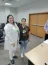 aparecem da esquerda para a direita as tcnicas de enfermagem da endoscopia Regina Aparecida Pereira, Viviane Patrcia Valado.