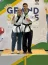 Ana Lusa Pimentel e Pedro Santiago conquistaram o 1  lugar na categoria Poomsae Freestyle mista