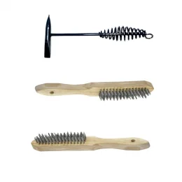 MARTELINHO COM MOLA + 2 ESCOVA DE AO