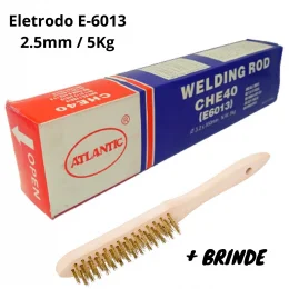 Eletrodo 6013 - 2,5mm 5Kg - Atlantic