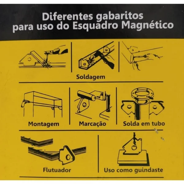 ESQUADRO MAGNETICO 25KG - LYNUS