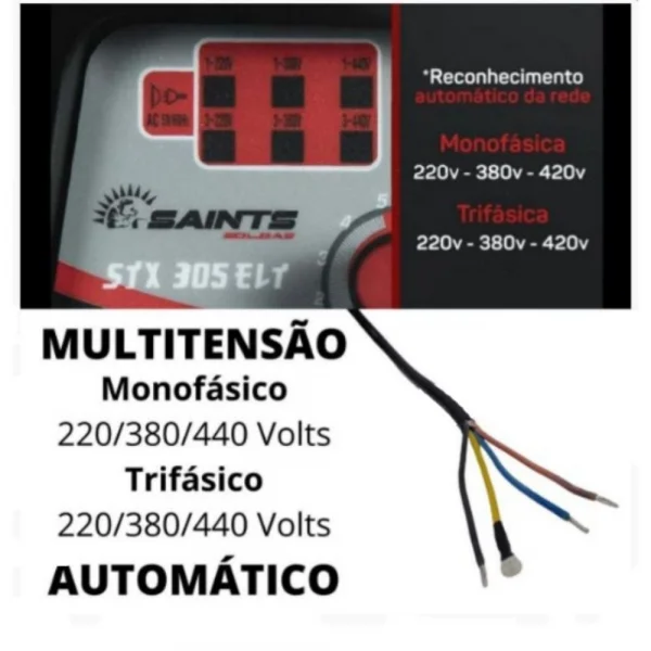 INVERSORA 305A 220/380/440V MONO / TRIF. - SAINTS