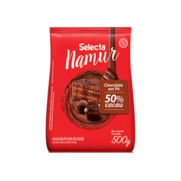 Chocolate em Pó 50% cacau Namur - 500g -  Selecta