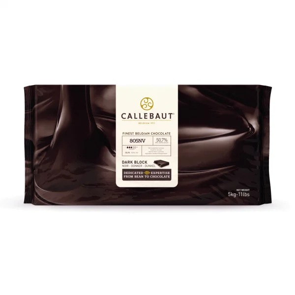 Chocolate Belga Amargo 50,7% '805NV' - Barra 5Kg - CALLEBAUT