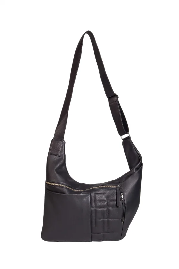 Bolsa de Couro Transpassada New York