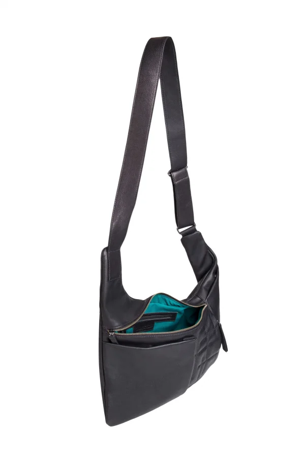 Bolsa de Couro Transpassada New York