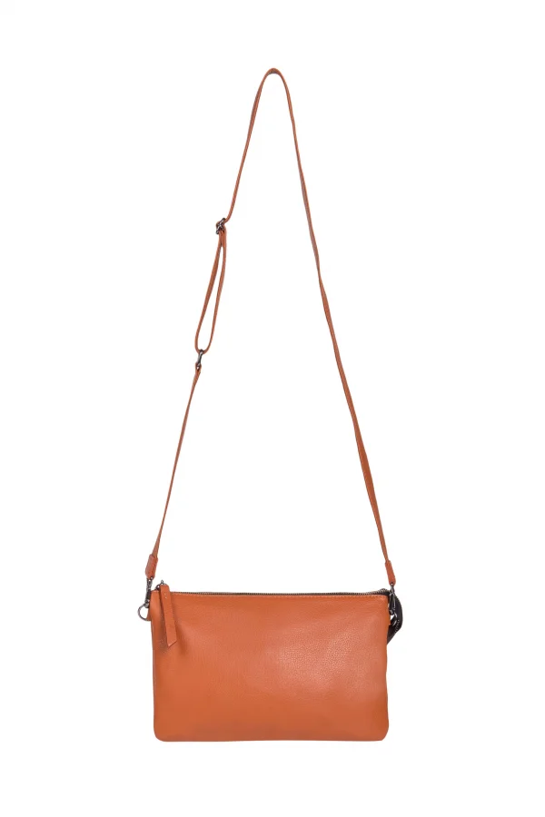 Bolsa de Couro Mary 3 Divis�es