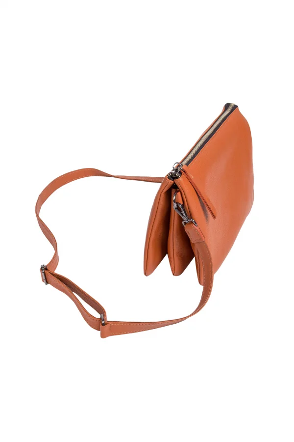 Bolsa de Couro Mary 3 Divis�es