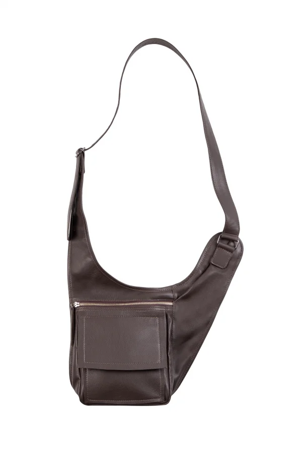 Bolsa de Couro Transpassada Italy