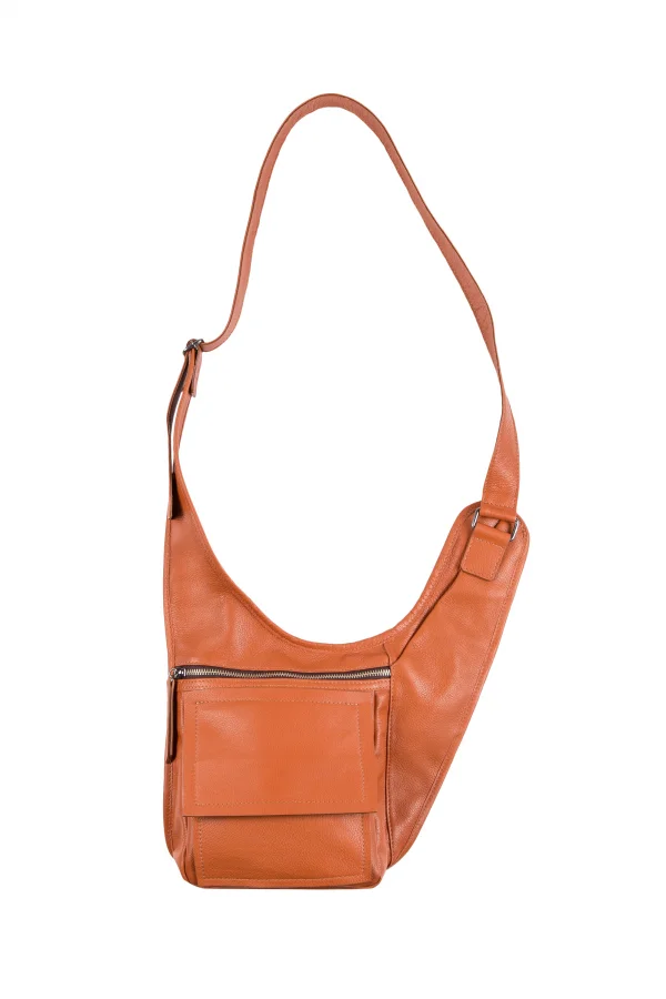 Bolsa de Couro Transpassada Italy