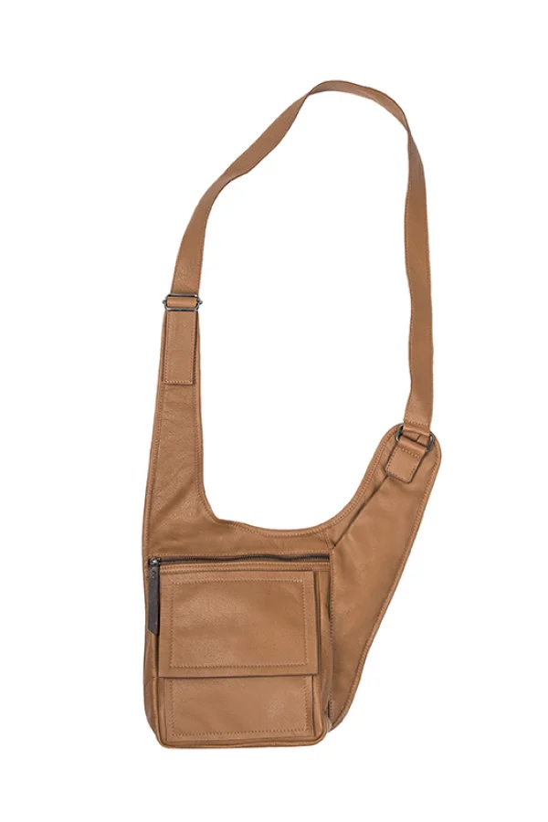 Bolsa de Couro Transpassada Italy