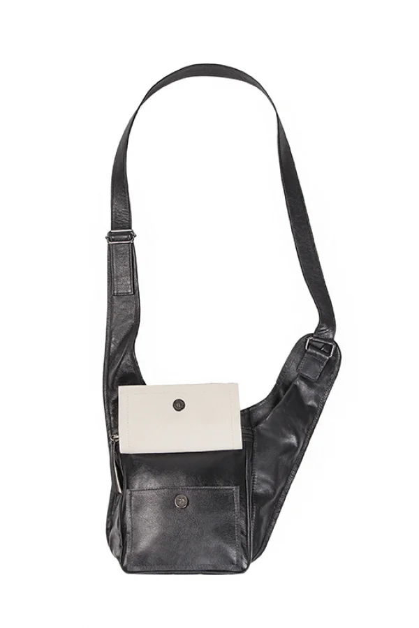 Bolsa de Couro Transpassada Italy